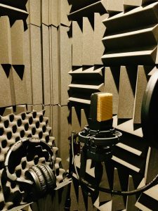Inside the isolation booth